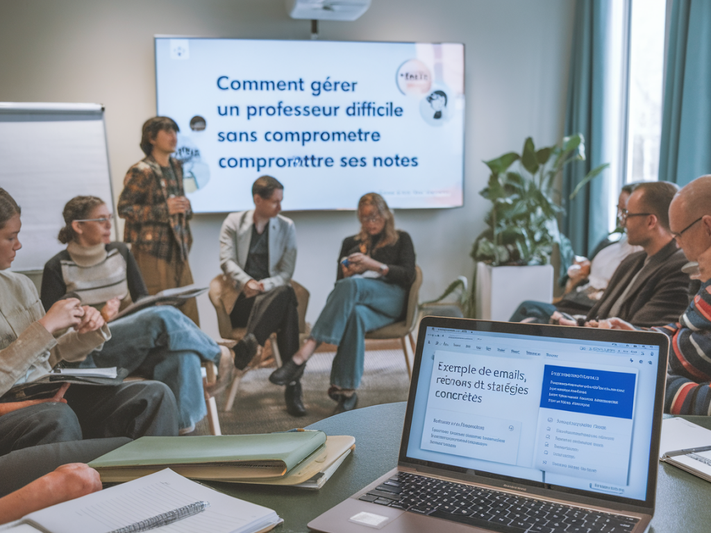 Comment gérer un professeur difficile sans compromettre ses notes : exemples de mails, réunions et stratégies concrètes
