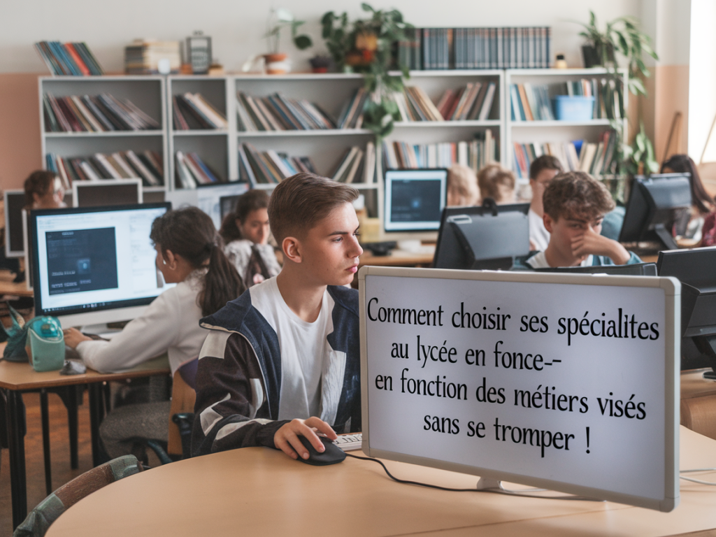 Comment choisir ses spécialités au lycée en fonction des métiers visés sans se tromper