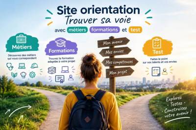 Site orientation : trouver sa voie avec métiers, formations et test